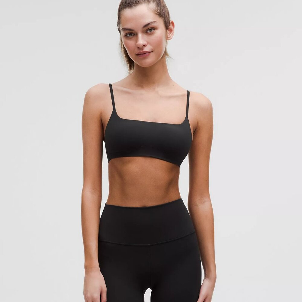 NWT Like a Cloud Spaghetti-Strap Bra Light Support, A/B Cup (Size 4)